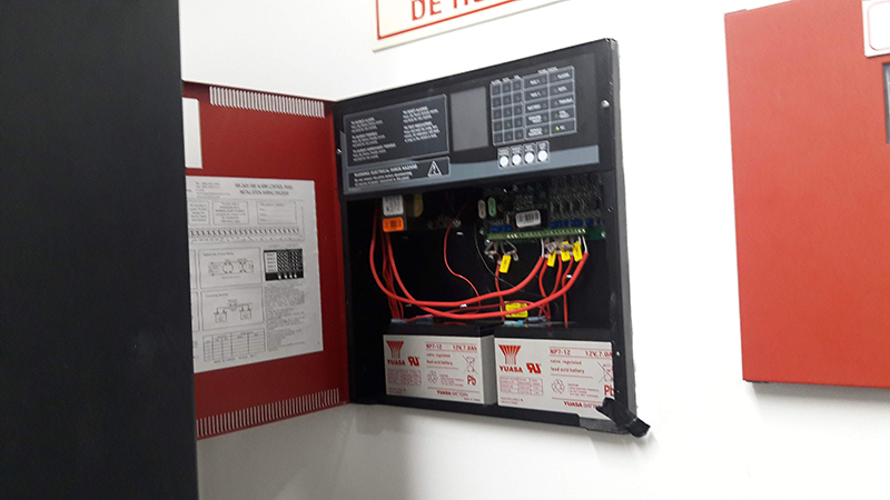 panel centralizado alarma contra incendio